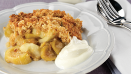 Feijoa & Apple Crumble