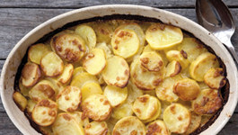 Potato Gratin with Gruyere and Garlic