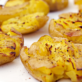 Smashed potatoes