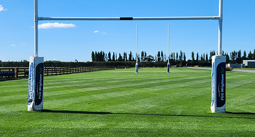 Create a backyard sports field